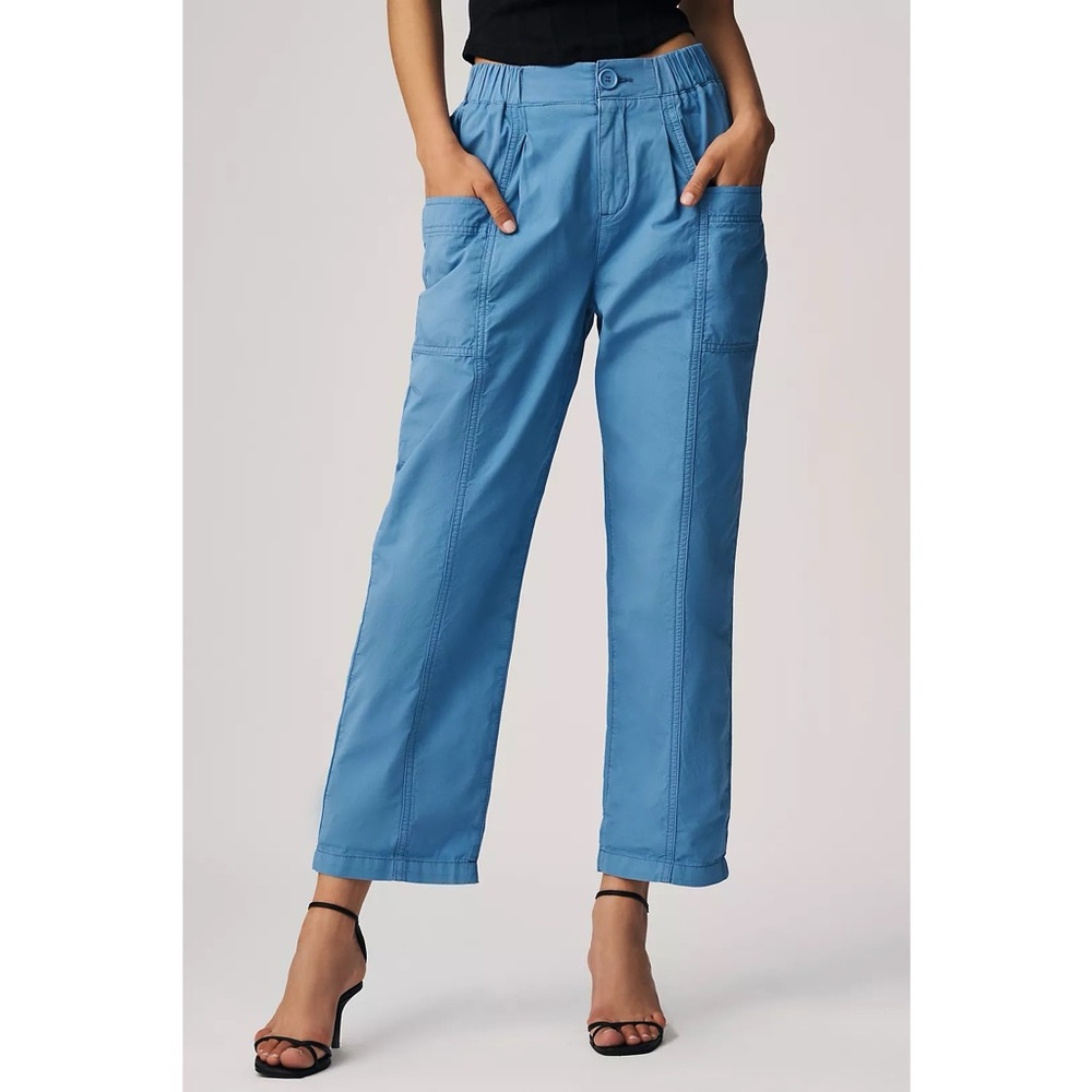 Anthropologie Sky Blue Straight Leg Pants